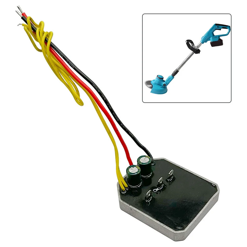 

Lithium Battery Board 12V Brushless Battery Garden Maintenance Black Battery Charger Efficient Power Management