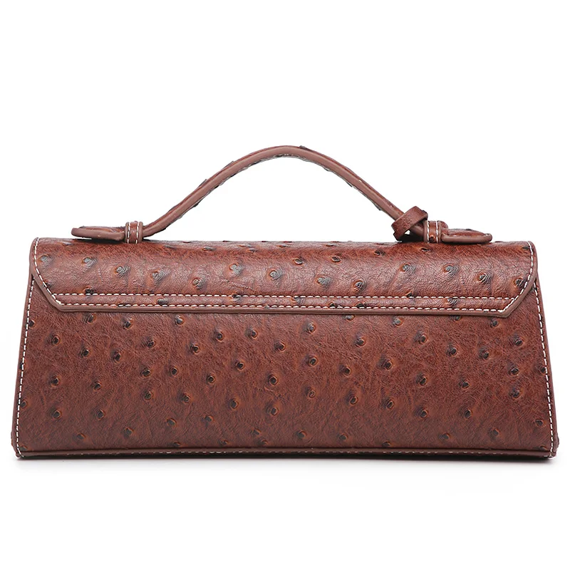 Hot Fashion Luxury Brands Women\'s Long Handbags Shoulder Bags Brand Design Ostrich/Snake Print Women Bag Handbag Ladies Handbags