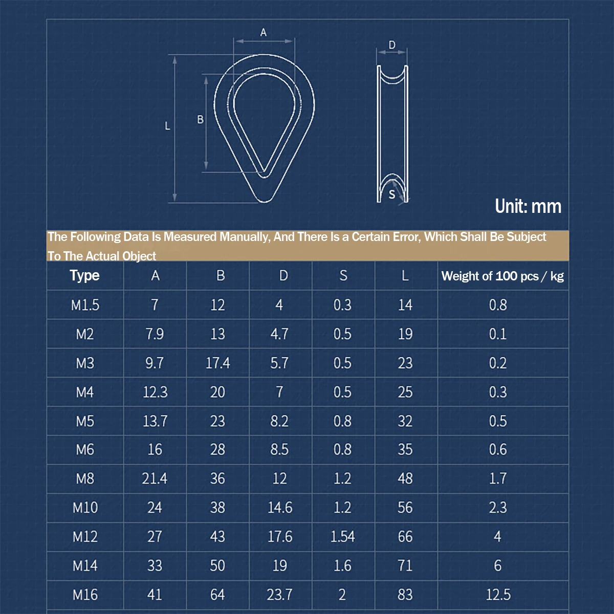 304 Stainless Steel Collar / Standard Chicken Heart Ring / Steel Wire Rope Collar / Triangular Ring