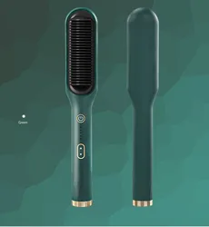 Hair Straightening Brush Straightener Flat Iron Straight Styler professional Curling Iron Hair Curler Comb Hot Heating Comb Hair
