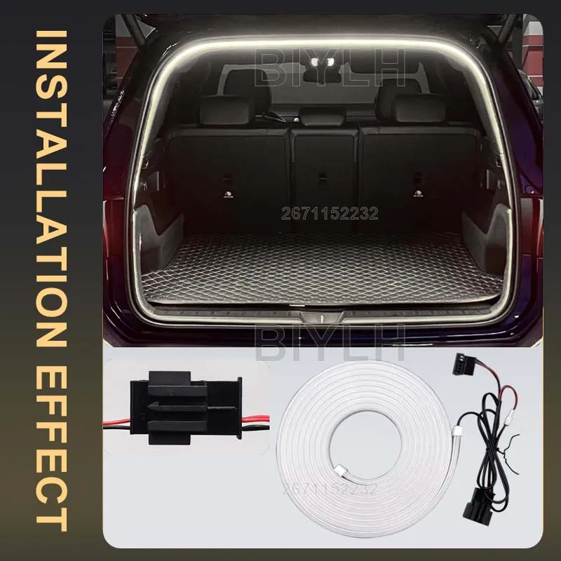 For Mercedes-Benz GLA Car LED Trunk Light Atmosphere Light Customized Tail Box Brightening Light Auto Interior Accessories