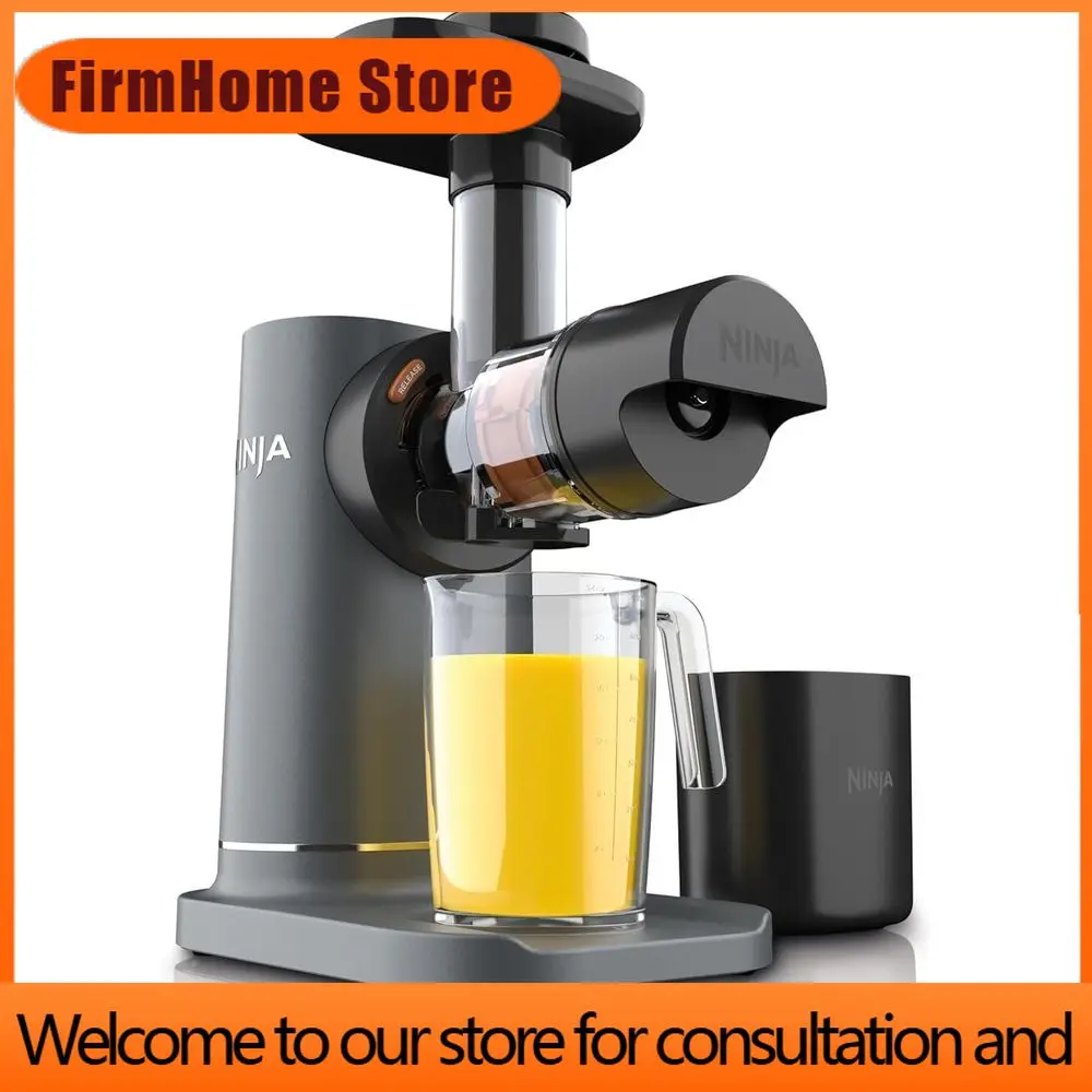 FirmHome StoreRenewed Cold Press Juicer With Total PuControl And 2 One-Touch Programs, NeverClog, Hine Gray