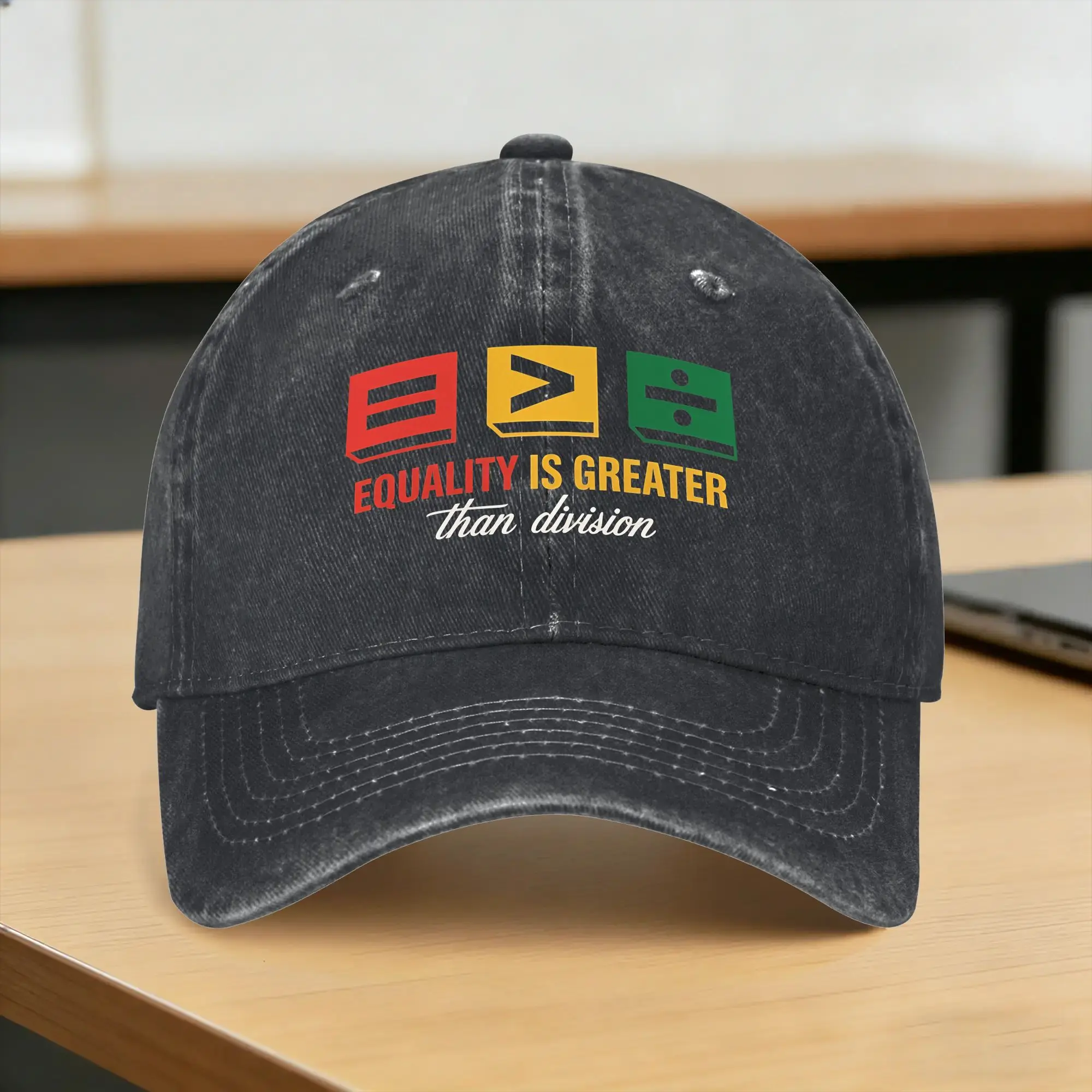 Juneteenth Equality Is Greater Than Division Math Essential Casual Baseball Cap Summer  Trucker Hat Adjustable Hunting Hats