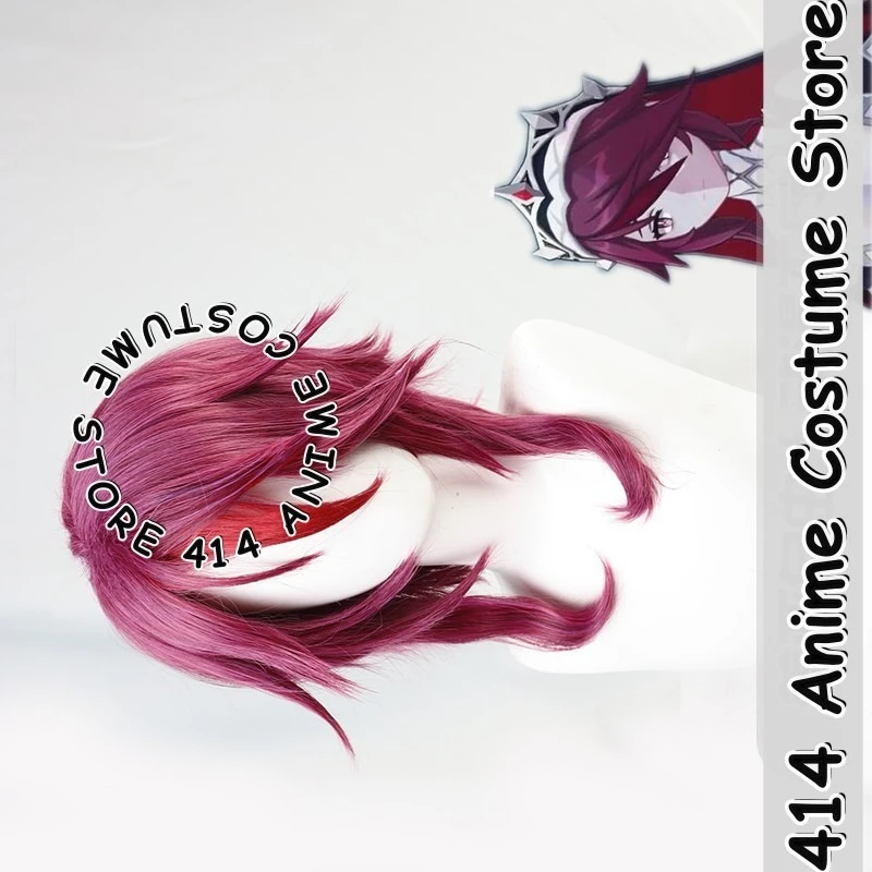 

Game & Anime Rosaria Cosplay Wig Genshin Impact Traveler Ver Heat-Resistant Fiber Synthetic Hair