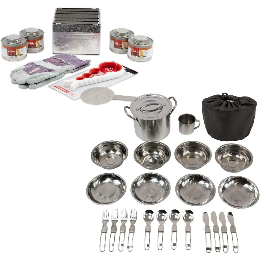 

Новый улучшенный набор для хранения топлива премиум-класса для экстренной приготовления пищи с 20-летним сроком службы полки, предназначенный для долговременной подготовки к выживанию I