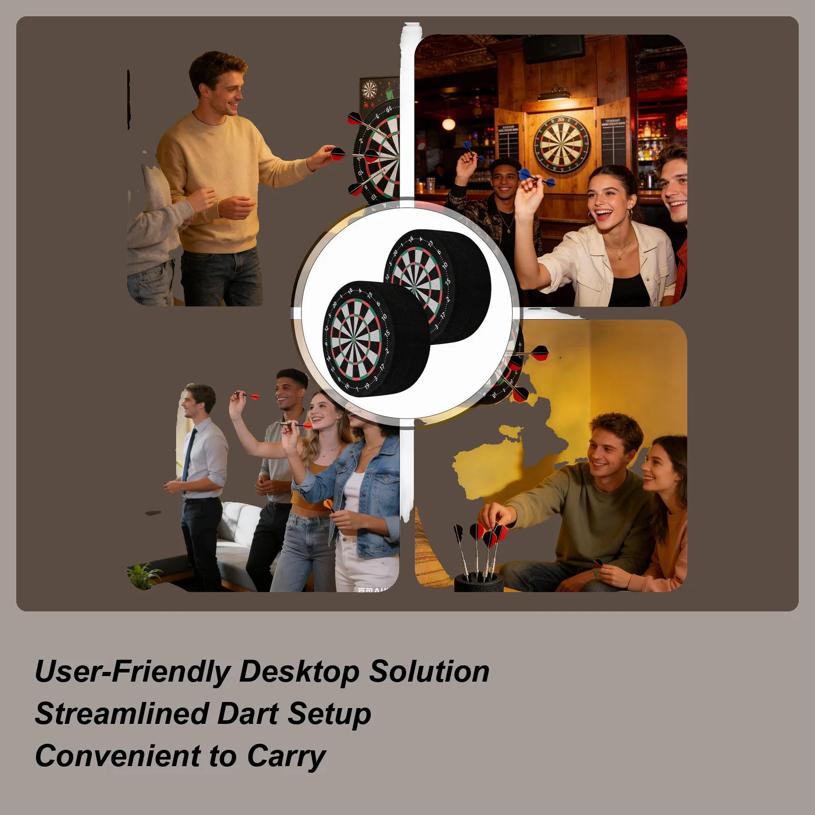 

Настольный держатель для дротиков, 2 шт., аксессуары для домашних игр, мини-станция для дротиков для игроков, соревнователей, домашней игровой комнаты, бара, офиса