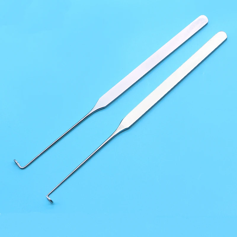 Microophthalmic instruments Stainless steel artery needle straight curved left and right curved models complete