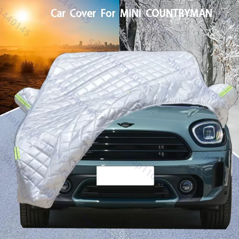 

Для автомобильного чехла MINI COUNTRYMAN обеспечивает защита от града, защита от царапин, предотвращает отслаивание краски, устойчивость к дождю и снегу