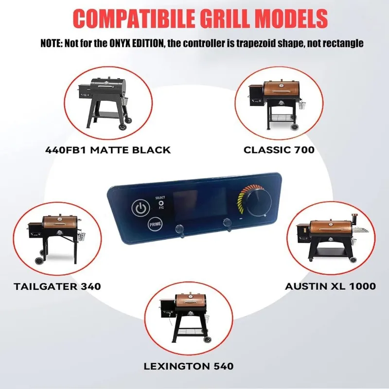 Color LCD Upgrade Control Panel Fit P7-340 Austin XL Pellet Grill Digital Temperature Controller Spare Parts