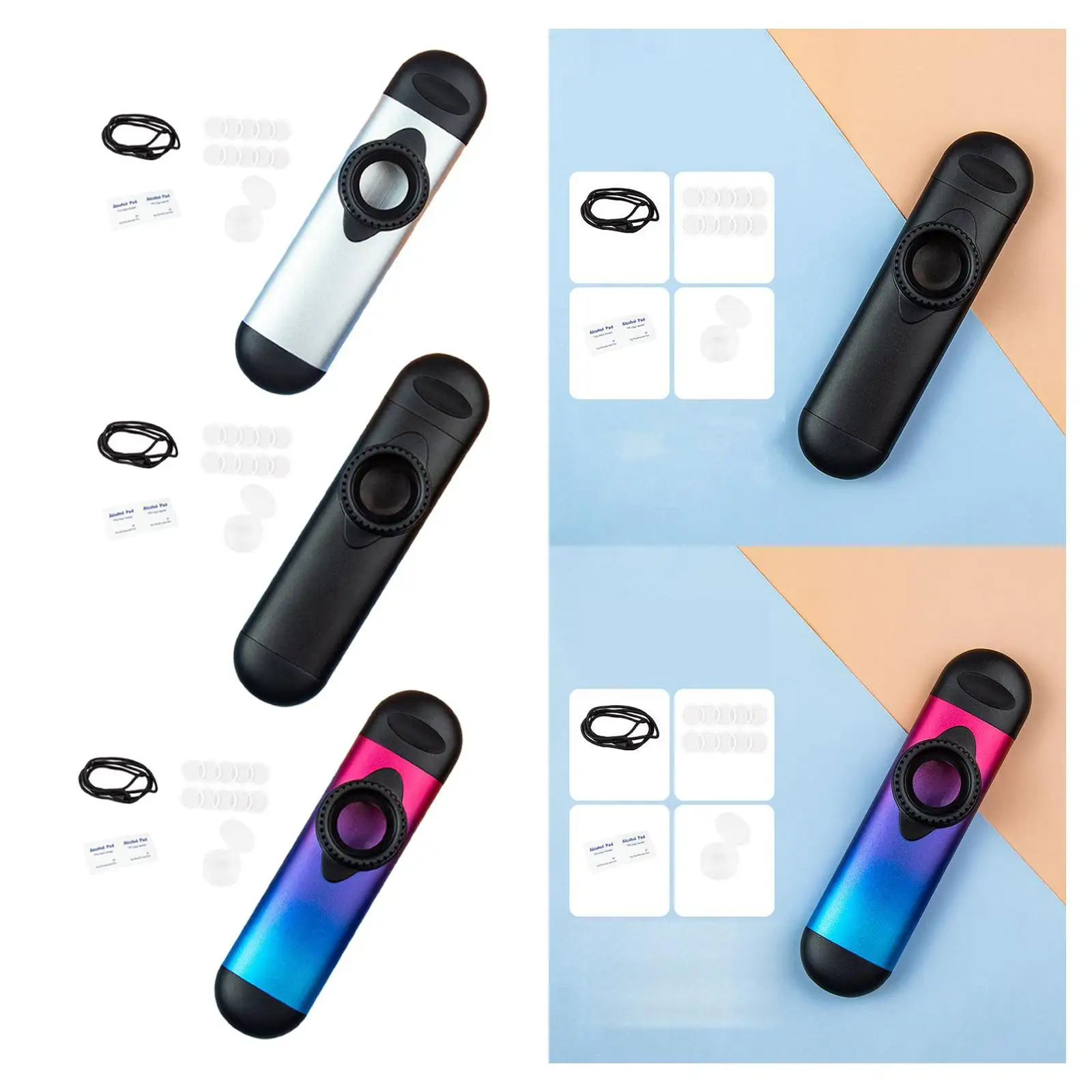 

Kazoo Easy to Play Unique Gift with Lanyard Lightweight Musical Instrument for Accompaniment Music Lovers Adults and Kids