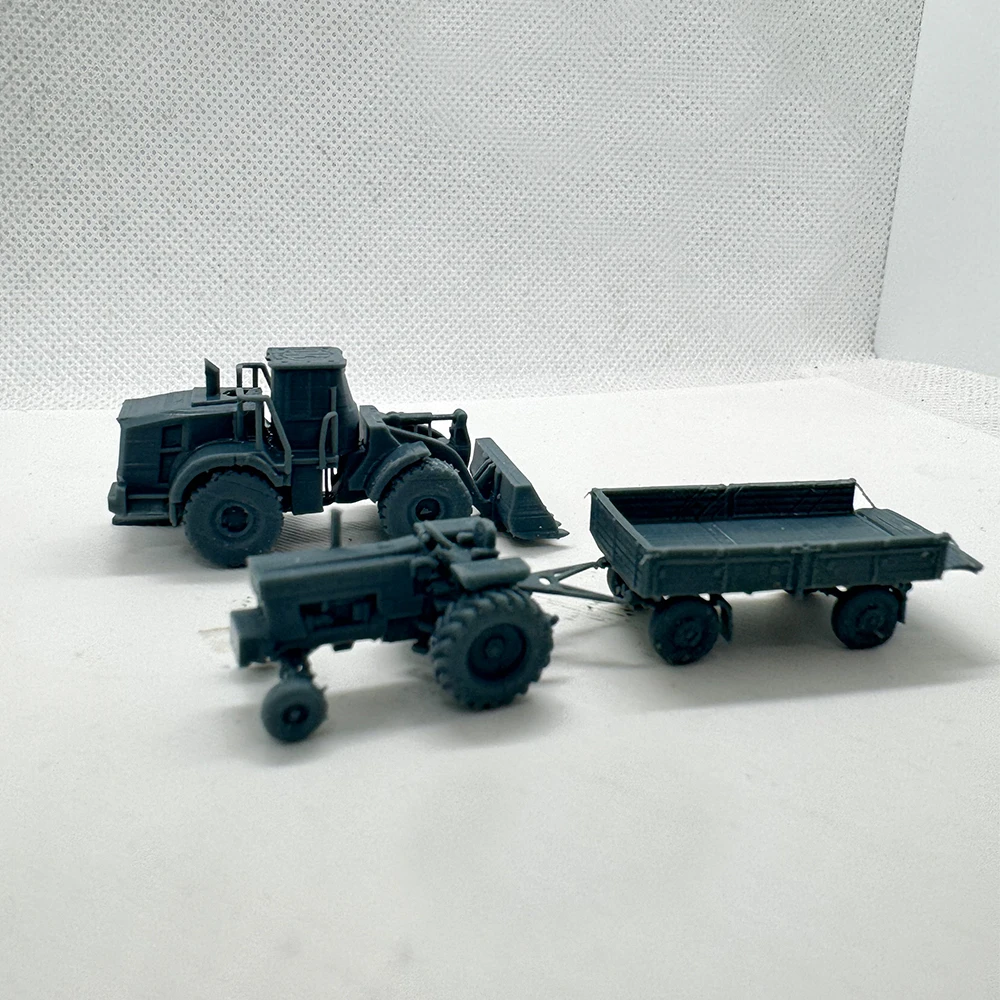 Rural Farm Tractor Set LYTS074 1/220 1/48 1/64 1/72 1/87 1/144 1/160 Z Scale Miniature Scene
