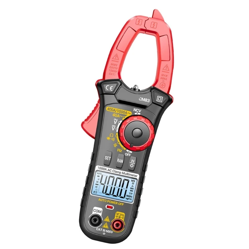 Versatile Electrical Clamp Meter with High Precisions & Large Current Capability Digital Multimeter ABS for Industry Use B03D