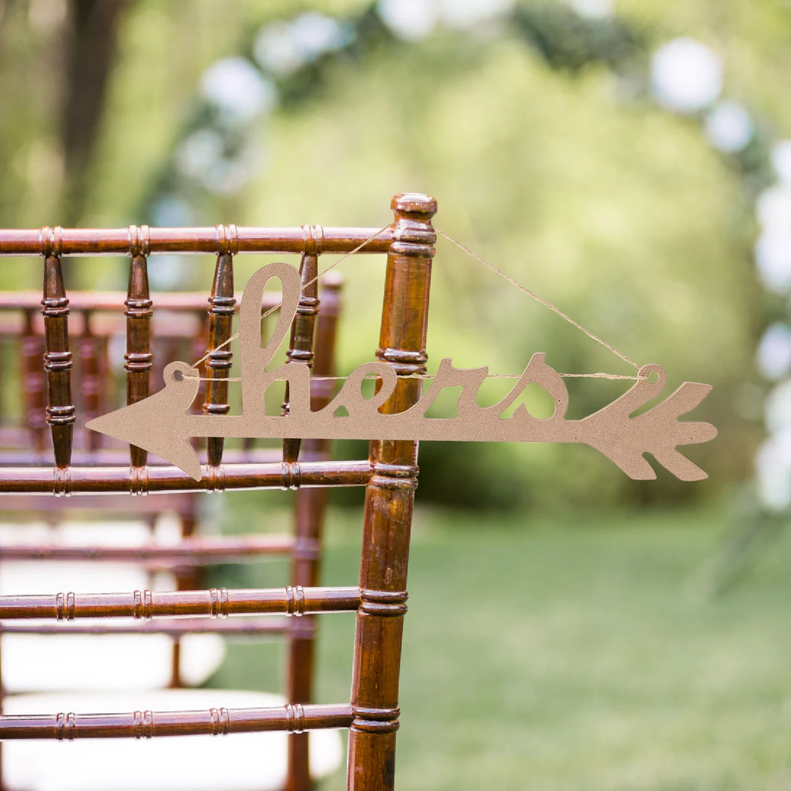 

2Pcs Wedding Rustic Decor for Ceremony Mr Mrs Sign Reception Party DIY Mr Mrs Signs Wedding Chair Sign