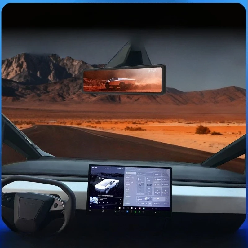 Reversing image applies to Tesla Cybertruck driving record double recording