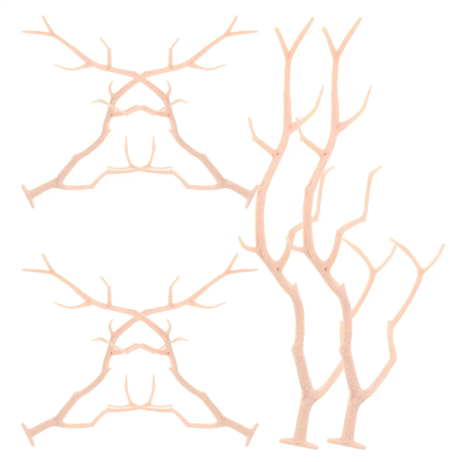 

6pcs Artificial Artificial Antler Tree Branches BranchesHalloween Decorations Vase Filling Branches DIY Twigs Home Accessories