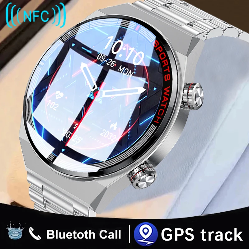 

For HUAWEI GT3 NFC ECG Smart Watch Men 100+ Sport modes GPS Fitness Tracker Bluetooth Call Waterproof Smartwatch Women 2024 NEW