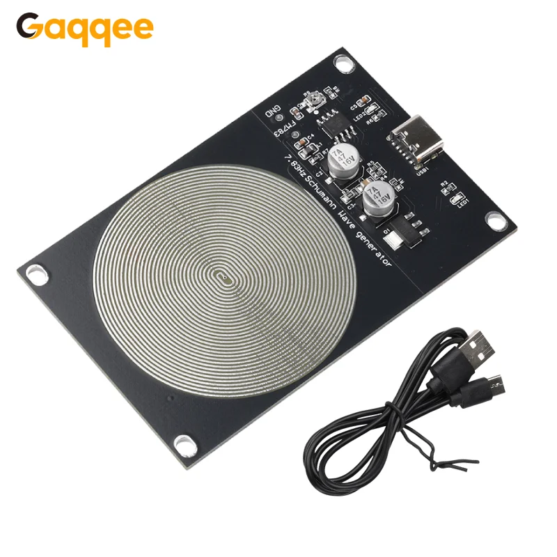 DC 5V 7.83HZ Mini Schumann Wave Generator with USB Type C Interface Portable Ultra Low Frequency Pulse Digital Generators