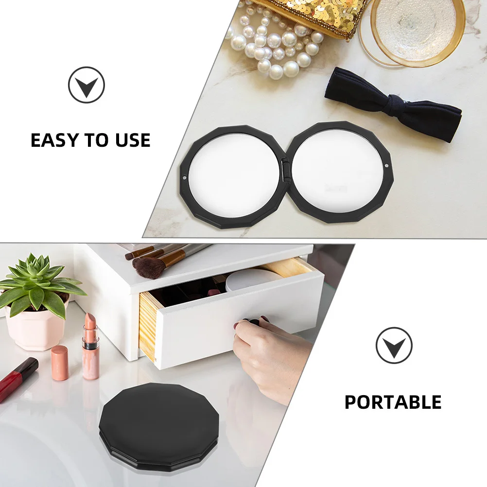 Travel Folding Compact Makeup Mirror Portable Lightweight Pocket Mini Purse Handheld Small Magnifying Mirror for Women