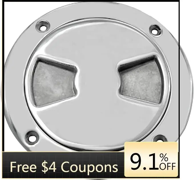 

STLF High Quality Boat / Marine 5" 316 Stainless Steel Deck Plate Marine Grade Access Inspection Hatch 1 Pcs