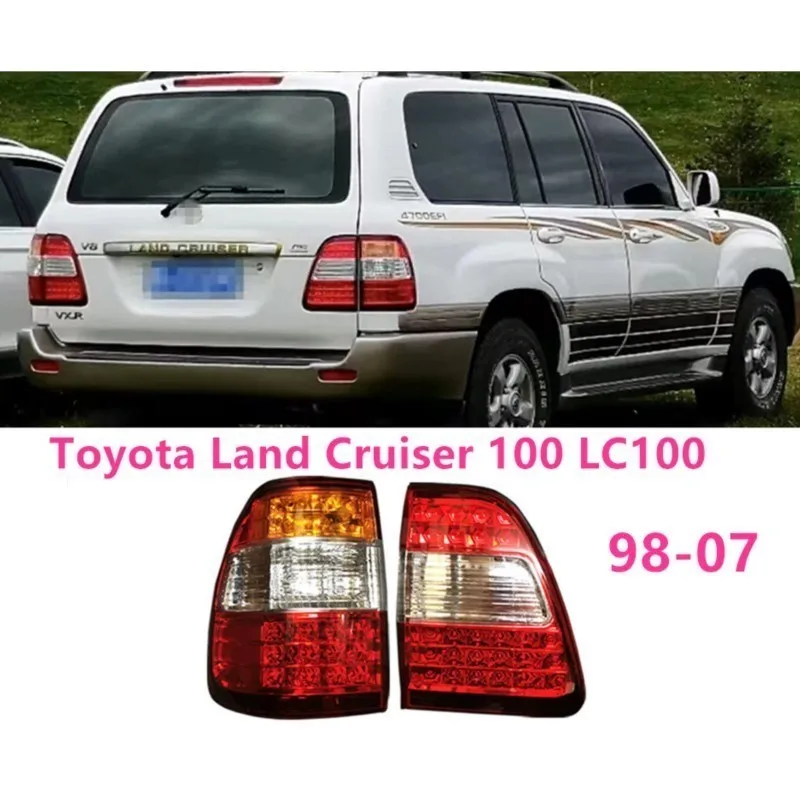  For Toyota Land Cruiser 100 LC100 1998-2007 Car Accessories Car Rear Bumper Tail Light Brake Stop Reverse Lamp Taillamp