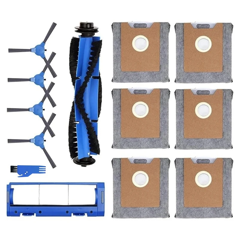 

A44F-For Eufy Robovac Clean G35+ G40+ G40 Hybrid Robot Vacuum Cleaner Main Side Brush Hepa Filter Dust Bags Replacement Parts