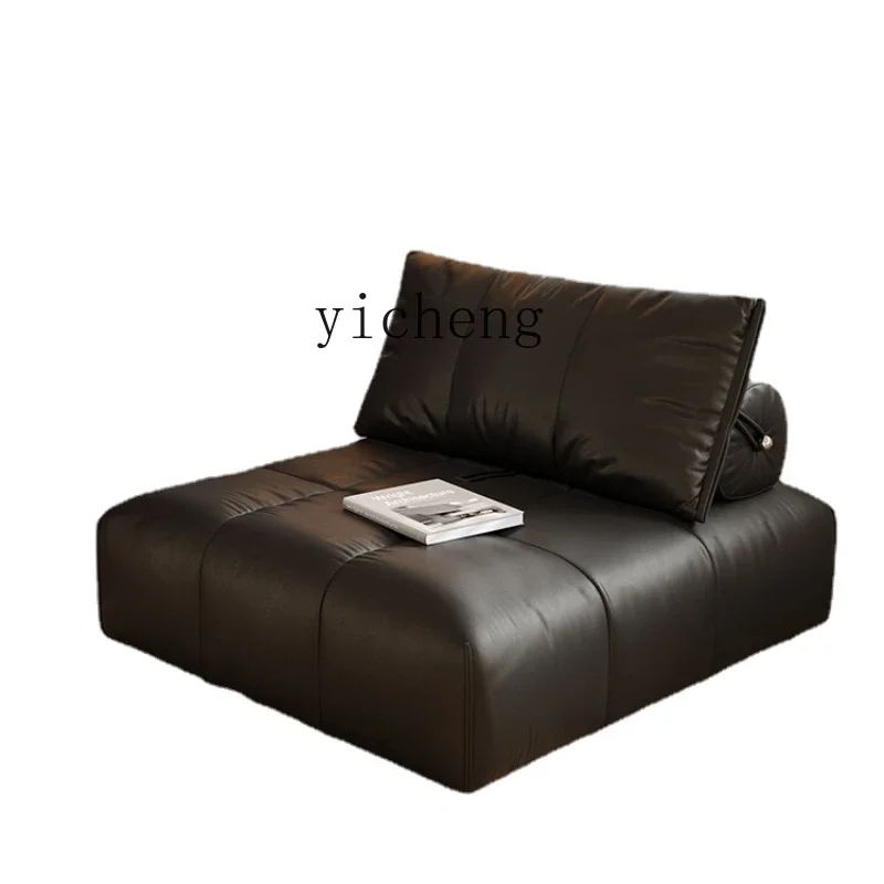 

Xl Chinese Style Single Sofa Living Room Italian Minimalist Sofa Creative Free Combination Genuine Leather