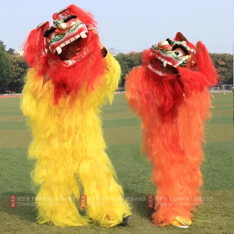 One People Lion Dancer Clothing Folk Dance Costume Cool Adult Chirldren Student Sports Cheer Team Dance Costumes