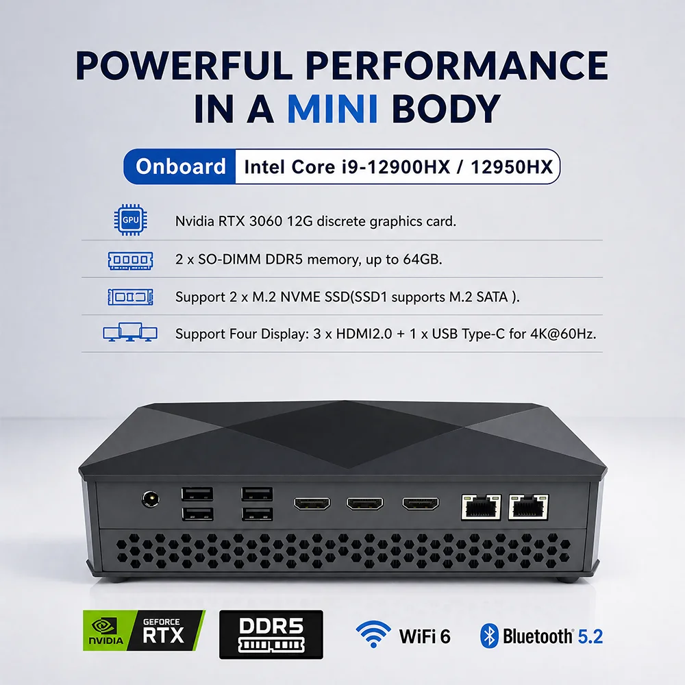 Desktop Gaming Gpu 32Gb - Мини-компьютер VX1-12900HX с процессором Core i9-12900H