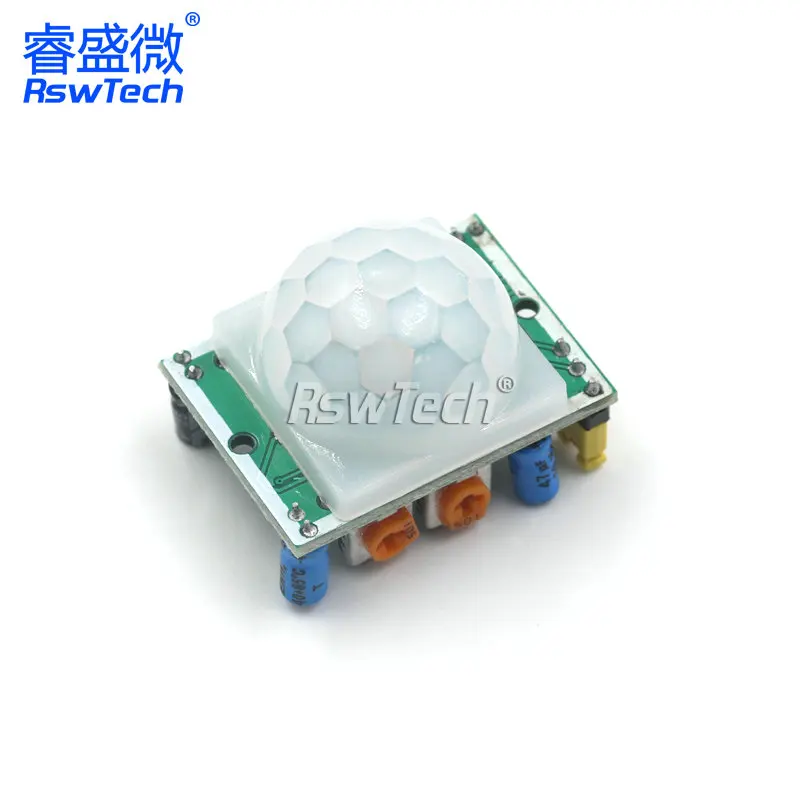 1pcs RSW HC-SR501 Adjust IR Pyroelectric Infrared PIR Motion Sensor Detector Module for  aspberry pi kits