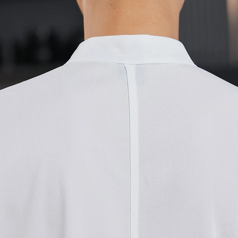 Odzież robocza szefa kuchni Nowa letnia oddychająca siateczka na całe ciało Krótki rękaw Męska odzież robocza do restauracji Hotel Kuchnia Damska.