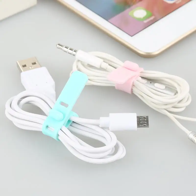 New Wire Winder Cable Holder Cable Organizer 14cm For Mouse Cord Earphone Aux USB Cable Management Wire Cable Protector