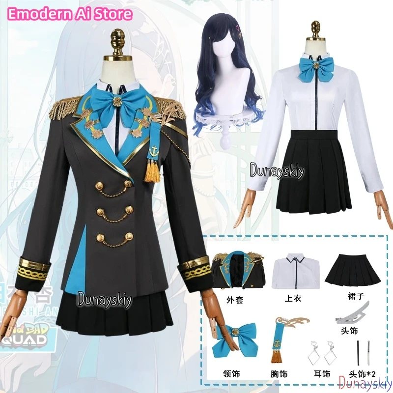 

Project Sekai Shiraishi An Cosplay Costume Azusawa Kohane Cosplay JK Uniform Skirt PRSK Virtual Singer Stage Costumes Halloween