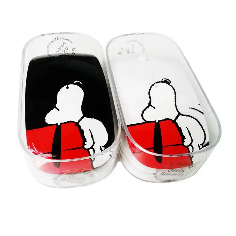 

Mouse Bluetooth Notebook Cartoon Mute Wireless Mouse Office Household Portable Charging Mouse Desktop Girl Cute Snoopy