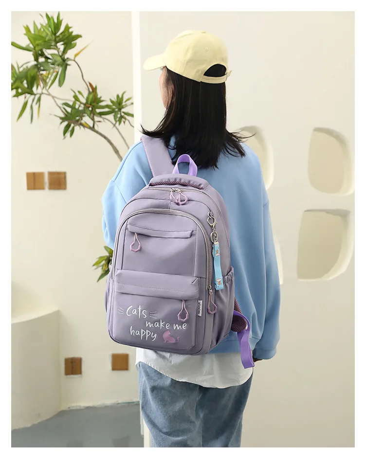 kids school bag cute pink school backpack for girls children kawaii bookbag primary middle students gift large capacity backpack
