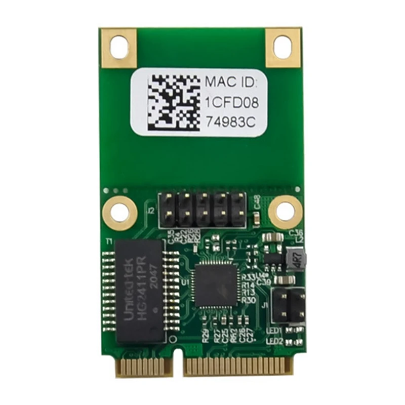 RTL8125B Mini PCIE Single Port Network Card 2.5G Ethernet LAN Card Realtek 8125B Industrial Control Network Card