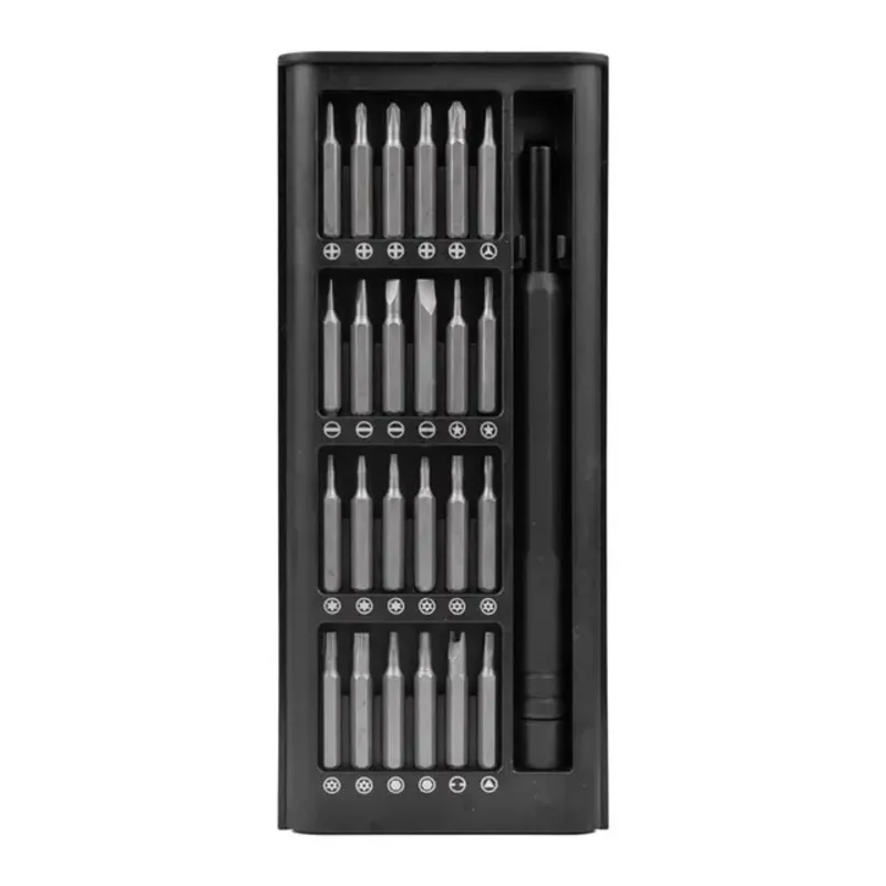 25 In 1 Screwdriver Set Precision Magnetic Screw Driver Bits Mini Tool Case Dismountable For Smart Home PC Phone Repair