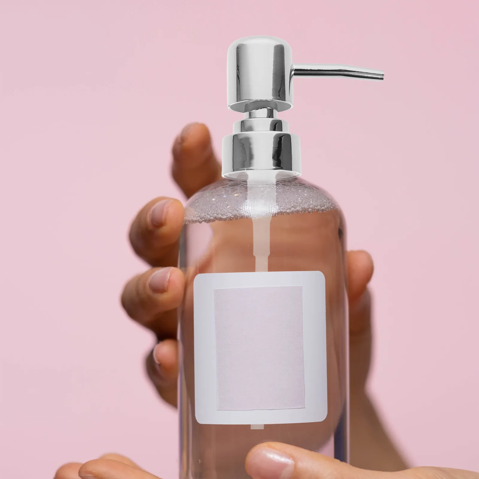 

8Pcs Leakproof Silver Electroplated Lotion Pump Dispenser Heads 28Mm Neck Size for Soap Shampoo Hand Lotion Bottles Bathroom