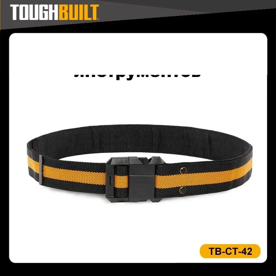 TOUGHBUILT Padded Belt Heavy Duty Buckle Back Support for Waist Bag Clip Belt Buckle 3Pcs TB-CT-41 TB-CT-41P TB-CT-42 TB-CT-150