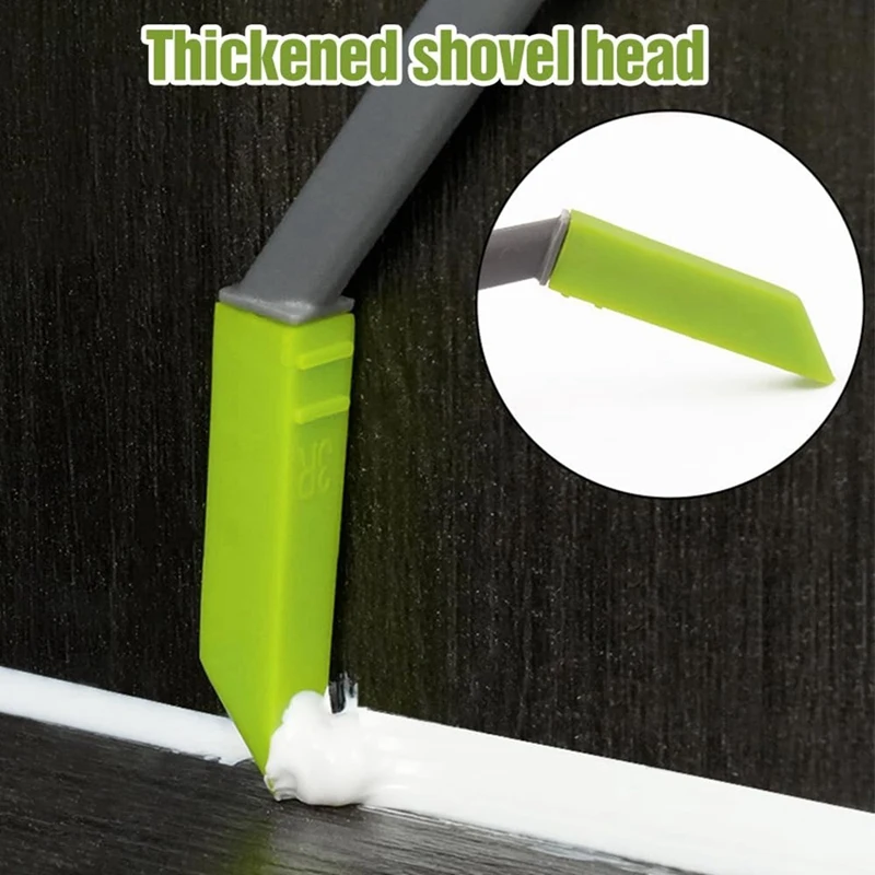 2 set di strumenti per calafataggio, set di strumenti per cucitura, strumento applicatore per finitura mastice riutilizzabile, strumento per rimozione mastice per cucina, bagno, giunto