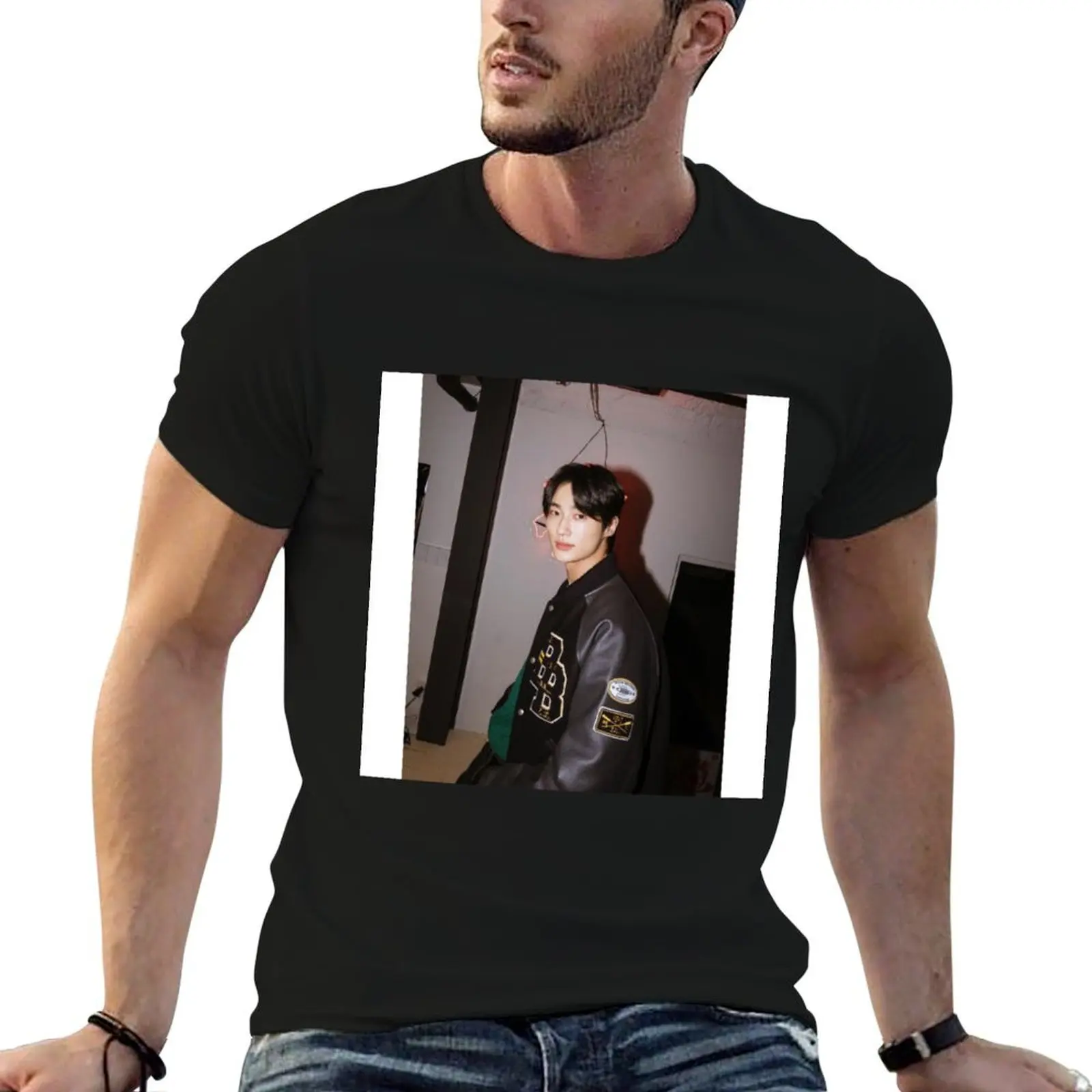 Byeon Woo-seok T-Shirt graphic shirts animal prinfor boys vintage anime shirt workout shirts for men