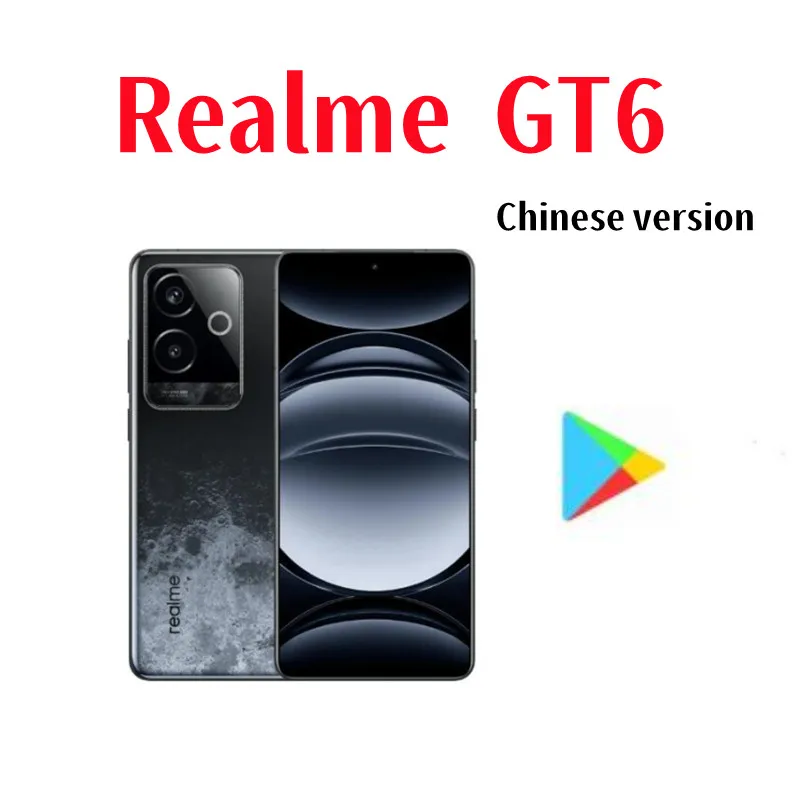 جديد وأصلي Realme GT 6 Snapdragon8 Gen3 6.78 120 هرتز AMOLED 5800mAh 120W SuperVOOC 50MP IMX890 OIS NFC OTA النسخة الصينية