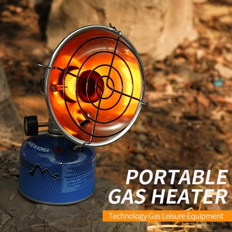 Portable Gas Heater Outdoor Warmer Propane Butane Tent Heater Camping Stove Cooker Camp Cooking Supplies Camp Stove