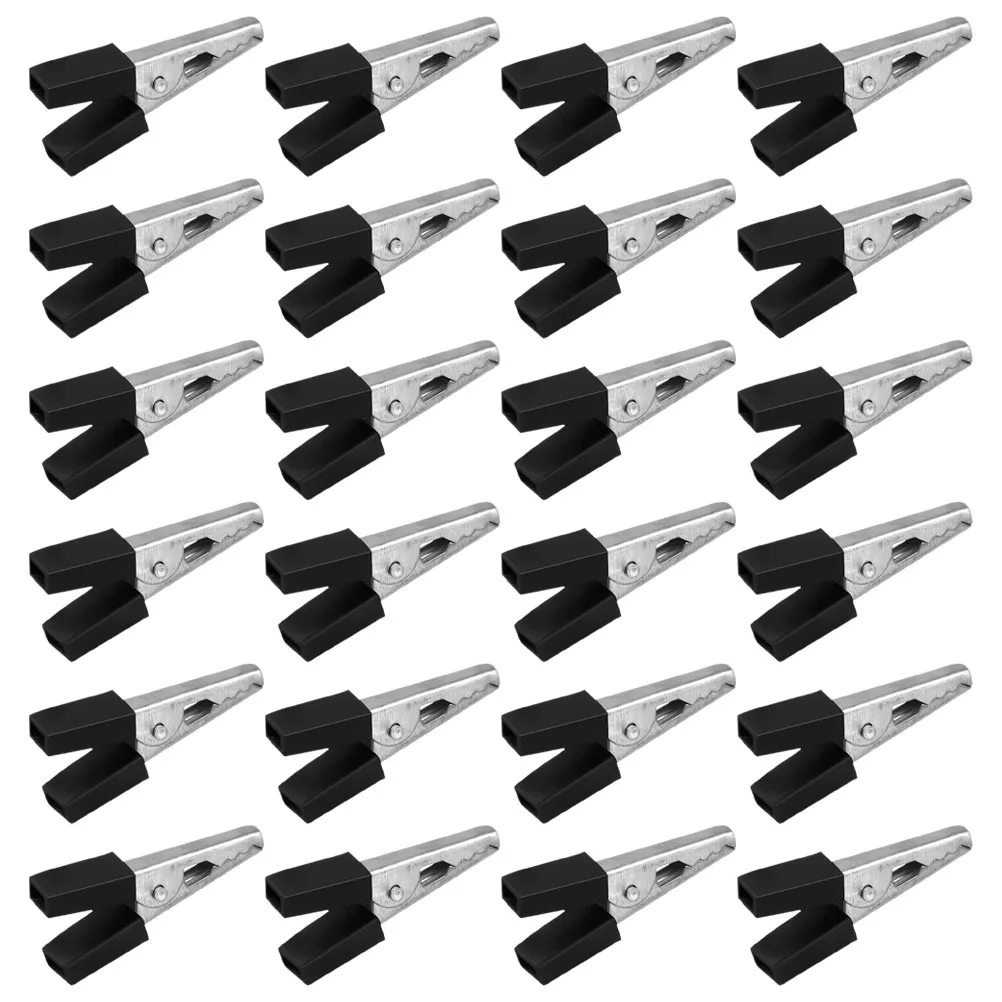 

40 Pcs Bird Cage Safety Clip Door Lock Replacement Parts Black Iron Birds Locks