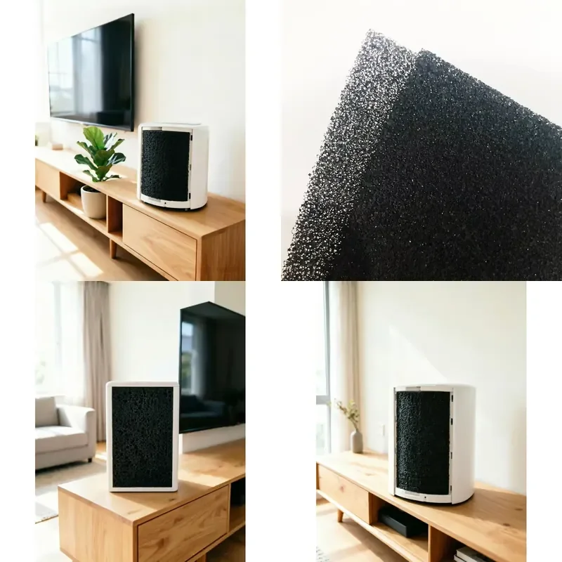 High Quality Activated Carbon Sponge Air Filter for Dust Collector Fan Household Primary Filter Big Promotion