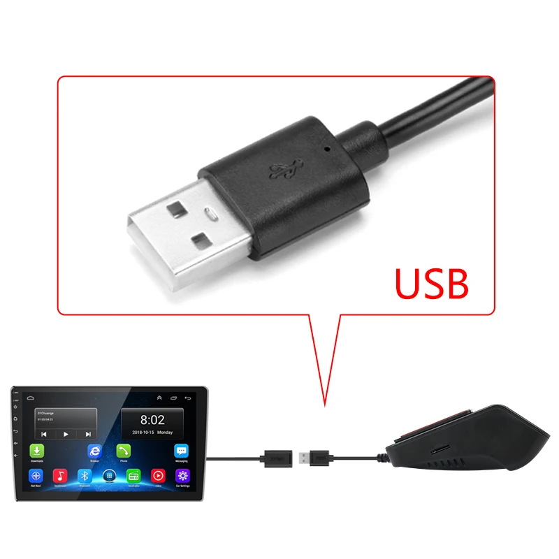Srnubi FHD 1080P Dash Cam for Android Multimedia ADAS Car DVR Dashcam DVRs Video USB TF Card 32G 64G Auto Recorder Player DVD
