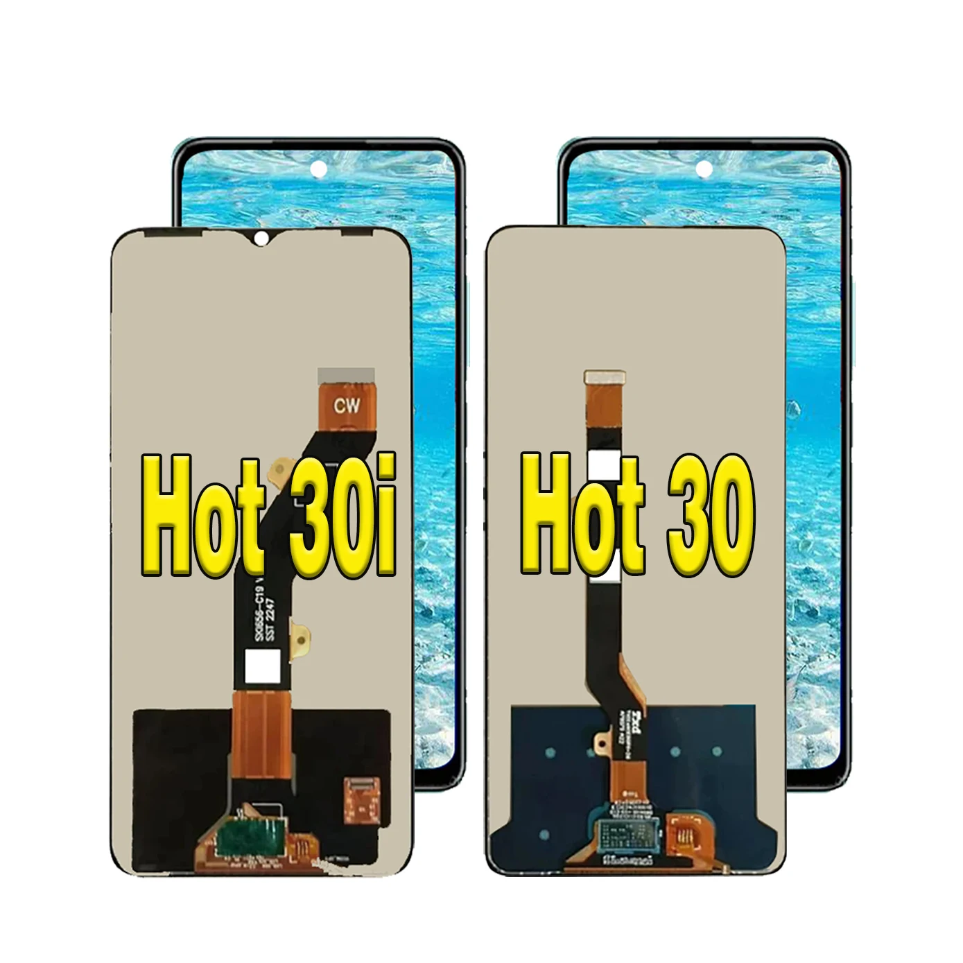 LCD For infinix Hot 30 hot30 X6831 LCD Display For Infinix Hot 30i Hot30i NFC X669 X669C X669D LCD Touch Screen Digitizer