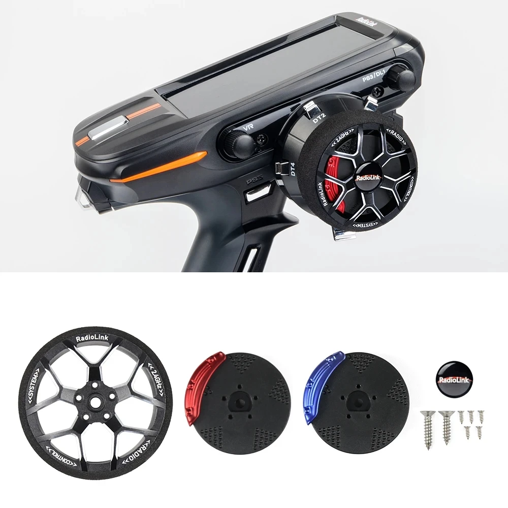 Radiolink Metal Handwheel Transmitter Direction Wheel with Brake Pads Sponge Cover for RC8X RC6GS RC4GS Upgrade view 3