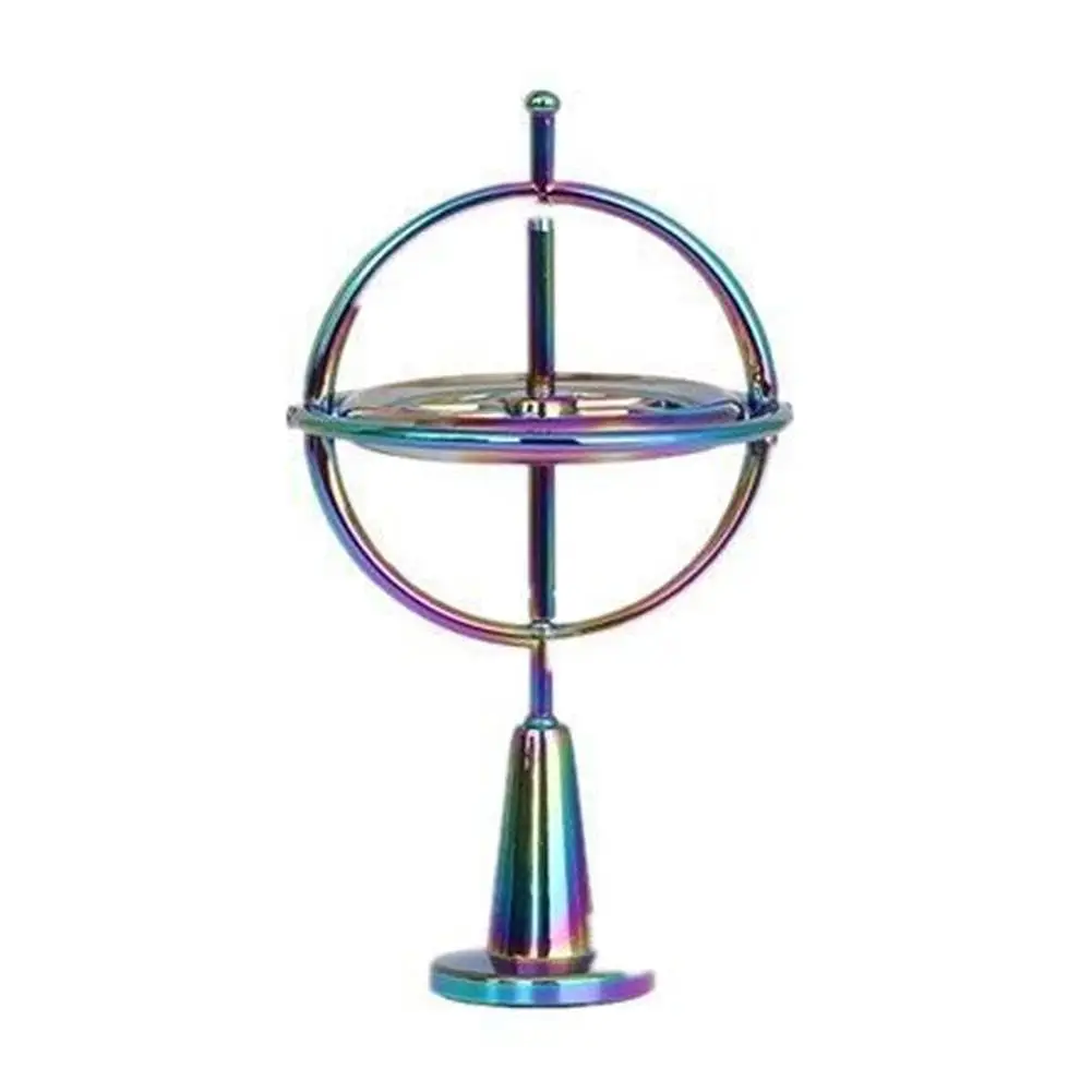 Self-balancing Gyroscope Anti-gravity Decompression Educational Toy Six Generations Colorful Finger Gyroscope Gift For Kids N9L2