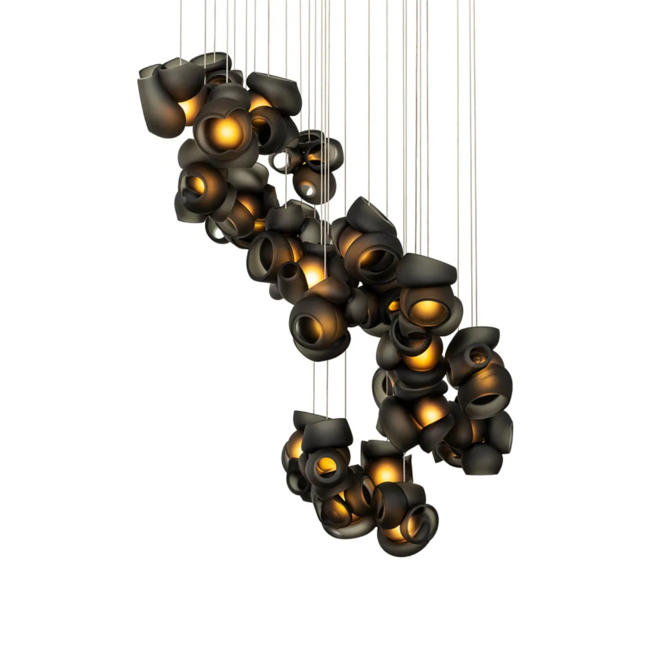 

Scandinavian Geometric Glass White Pink Black Designs chandelier Lighting,Lustre Luminaire Home Decor Fixtures for Dining Room