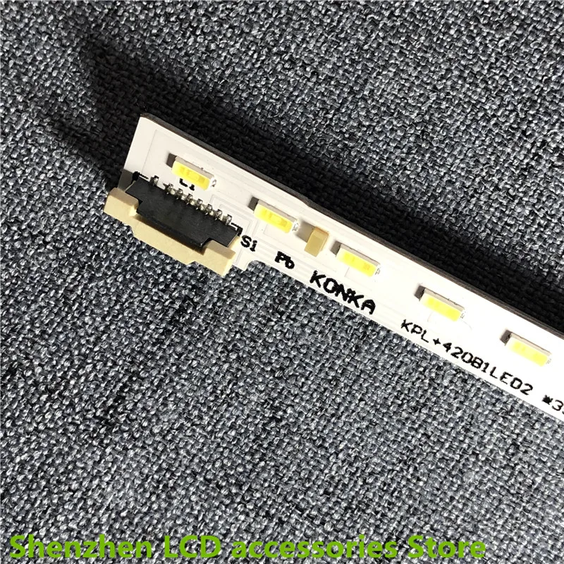 TVバックライト用アルミニウムLEDストリップ,35018091インチ,42x532 fx kpl 420b1le02 100% 64 leds,LCDモニター,新品,1ユニット